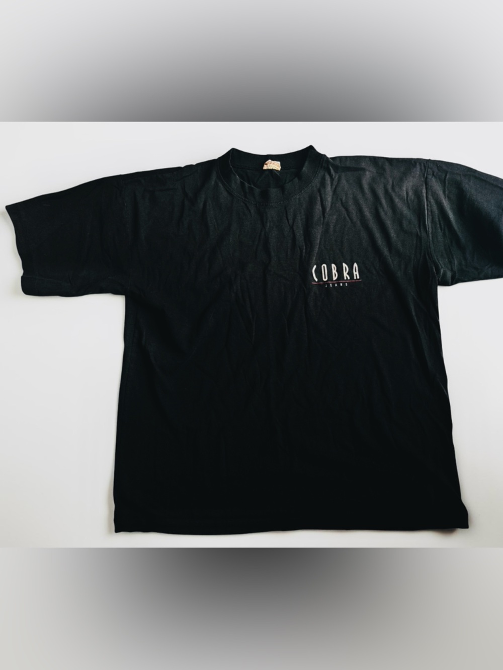 90s Cobra Vintage Tee Shirt Black Graphic Streetwear Unisex